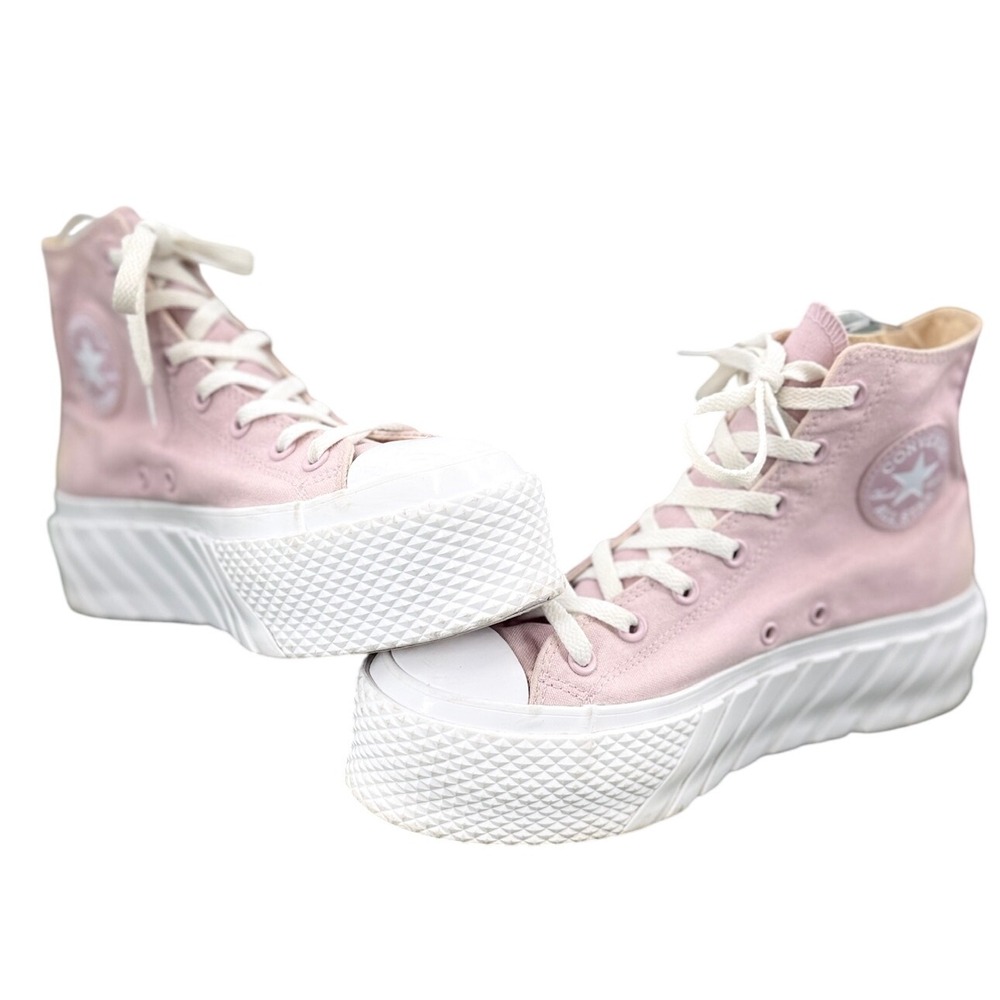 Converse Platform Chuck Taylor High Top Sneakers - Pink
